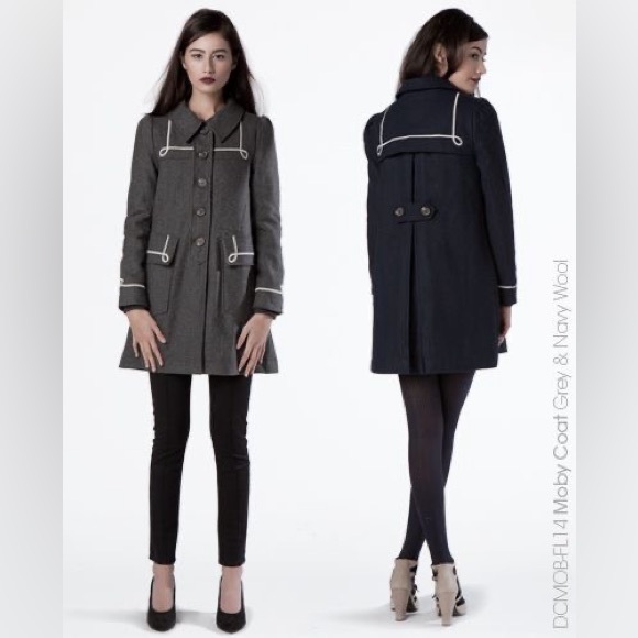 dear creatures Jackets & Blazers - Dear Creatures Moby Grey Coat